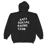 Anti-Social Unisex  Zip Hoodie